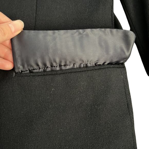 Vintage Calvin Klein Mens Classic Navy 3 Button Wool Blazer/Sports Coat Size 44R - Picture 9 of 13